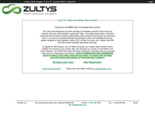 Tablet Screenshot of kbs.zultys.com
